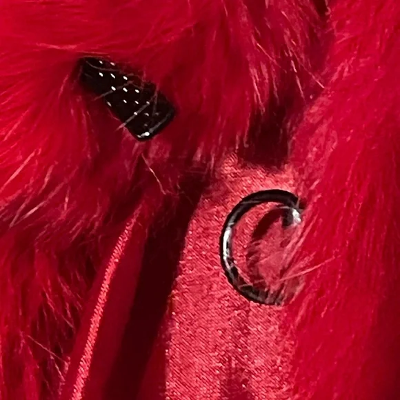 Red Rabbit Fur Jacket - Picture 6 of 10